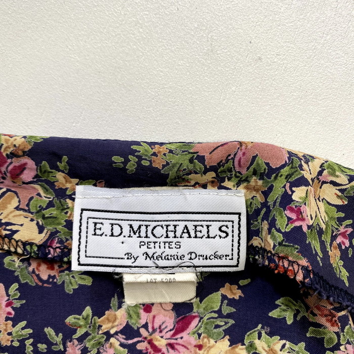Usa製 E D Michaels By Melanie Drucher Dres 花柄 ワンピース レディースm相当 古着 中古 Rvcconst Com