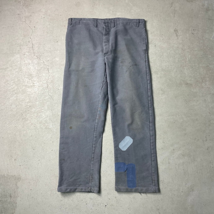 ドイツ製 PROBAN モールスキン ユーロワークパンツ メンズW35相当 古着【中古】【SS2503】【SS2506】【SS2509】【FS2601】【SS2603】