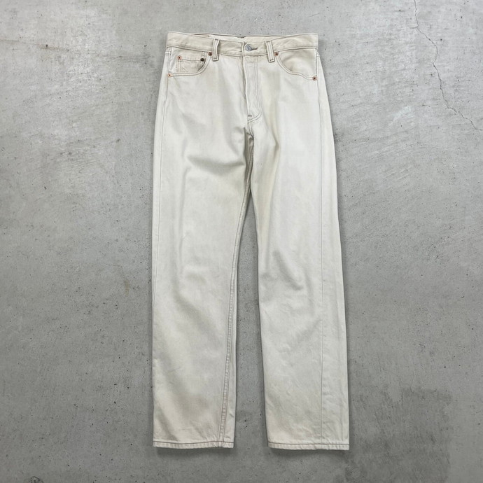 90年代 カナダ製 Levi's リーバイス 501 0641 ホワイトデニムパンツ メンズW30 古着【中古】【SS2509】【FS2601】【SS2603】
