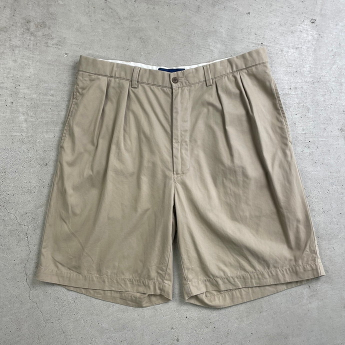 90年代 POLO GOLF Ralph Lauren ポロゴルフ ラルフローレン 2タック ワイド ショートパンツ ショーツ CLASSIC GOLF SHORT メンズW36 古着【中古】【FS2501】【SS2506】【SS2509】【FS2601】【SS2603】
