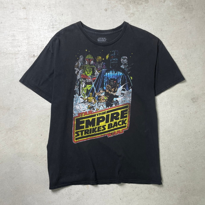 00年代 STAR WARS スターウォーズ エピソード5 帝国の逆襲 ムービープリントTシャツ メンズXL 古着【中古】【SS2408】画像