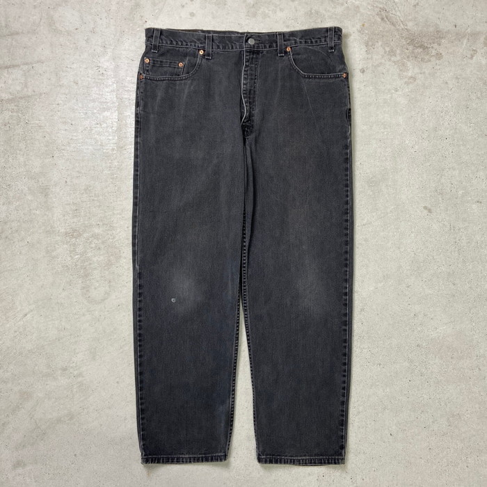 か*ん様 リーバイス　550 ブラック　90s USA 後染め　先染め　ボタン裏 90s USA製 Levi'sリーバイス 550 先染め ブラック デニムパンツ