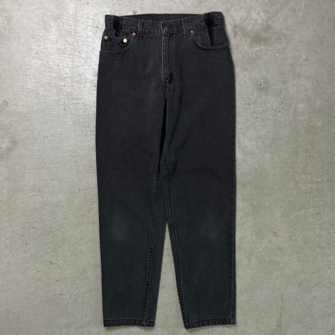 90年代 USA製 Levi's リーバイス 550 ブラックデニムパンツ メンズW30相当 レディースW30相当 古着【中古】【PD2606】|古着通販 cave古着屋