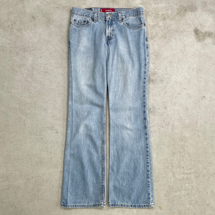 00年代 USA製 Levi's リーバイス 11518 6317 BOOTCUT ブーツカット フレアデニムパンツ レディースW29相当 メンズ 古着【中古】【SS2509】【FS2601】【SS2603】