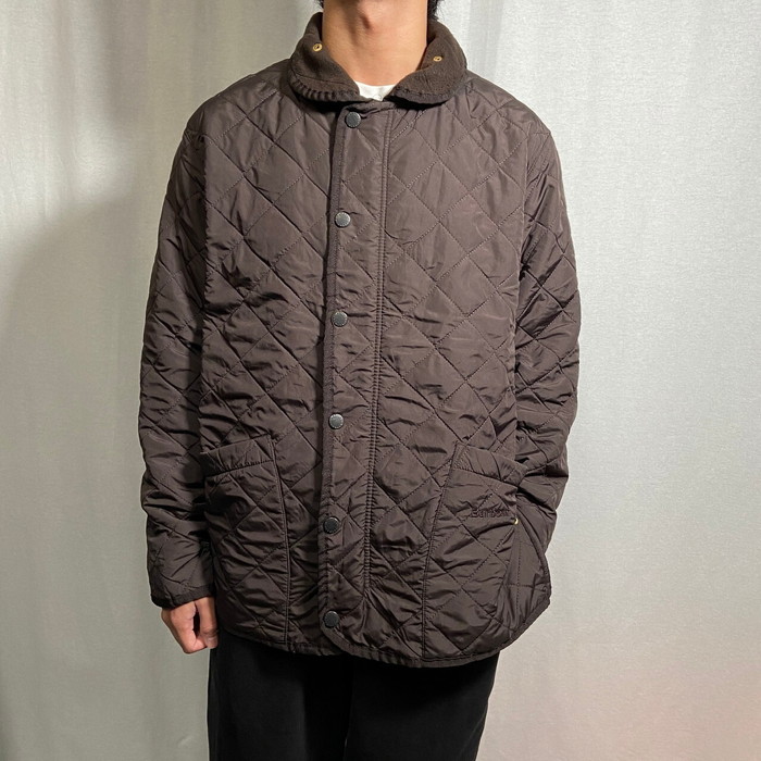 英国製 Barbour バブアー Polar Quilts キルティングジャケット カバーオール メンズM相当 古着【中古】【PD2606】｜古着通販 cave古着屋