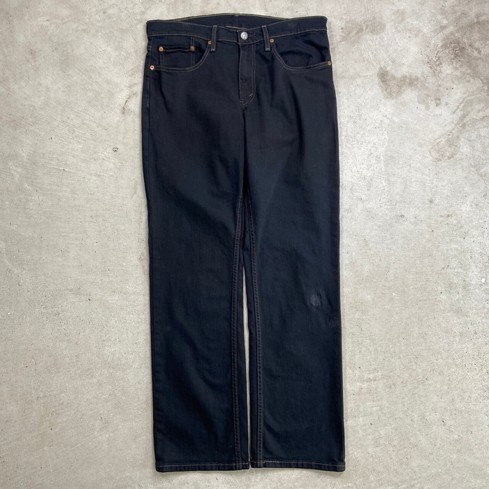 Levi's リーバイス 559 ブラックデニムパンツ リラックスストレート 後染め メンズW32 古着【中古】【SS2509】【FS2601】【SS2603】