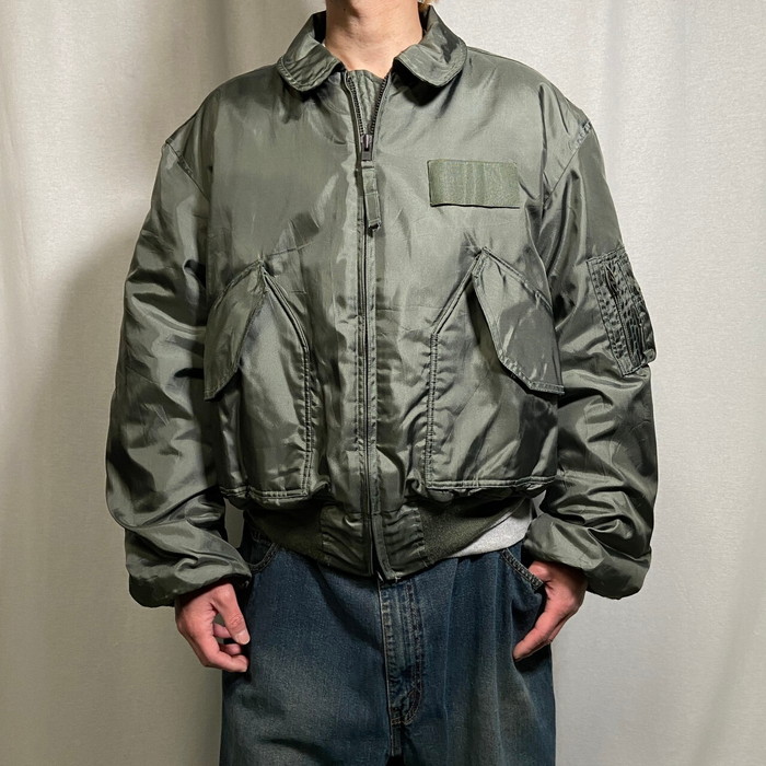 御*司様 CWU-45/P XL 90s アメリカ軍 フライトジャケット 米軍 極美品 XL CWU-45/P 00年 PROPPER 社 米軍実物 フライト