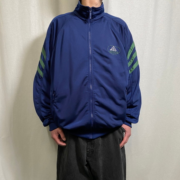 激レア90sアディダスデタッチャブルトラックジャケットパフォーマンスロゴ刺繍短丈 激レア90sアディダスデタッチャブルトラックジャケット