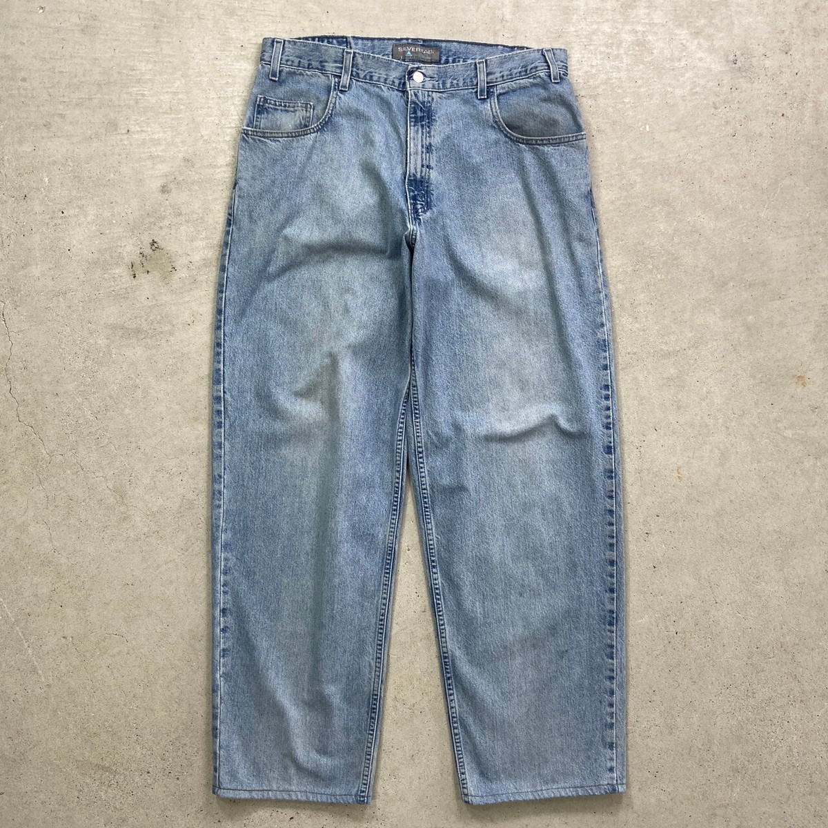 00s USA製 levi's silver tab デニムワイドパンツ 00s USA製 Levi'sリーバイス SILVERTABシルバータブ BAGGY FIT