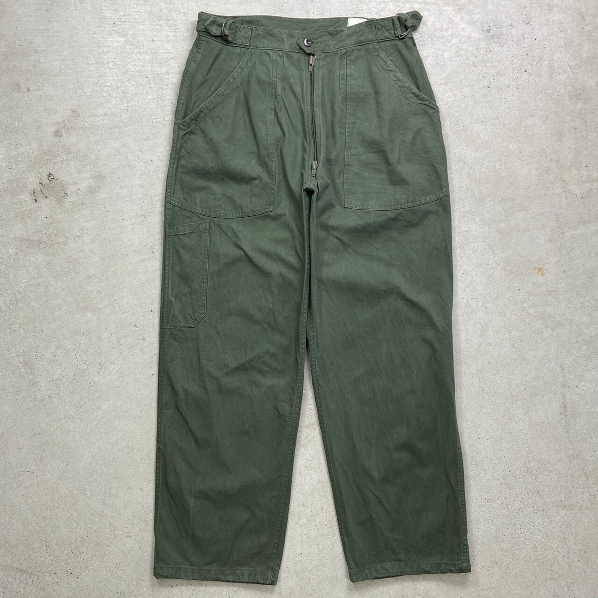 70日にち フランス共和国軍 力学的ズボン下 ユーロミリタリーパンツ メンズW33 古着【中古】【SS2603】 メンズファッション-ズボン・パンツ
