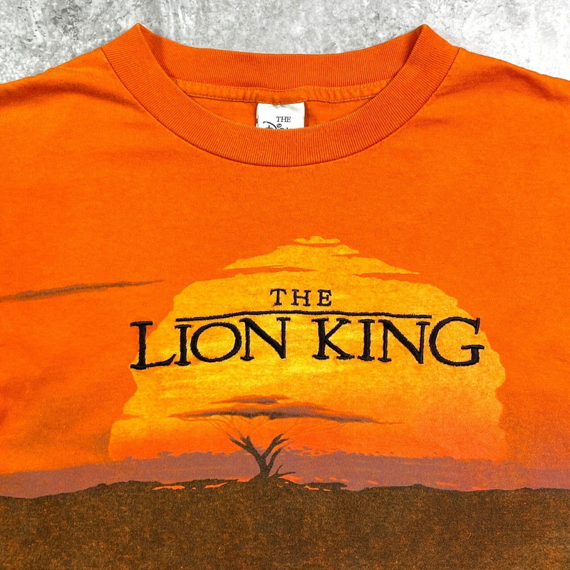 90年月日 USA製 THE LION KING 百獣の王第一人者 活動写真T 活動写真刷り上げるティーシャツ 刺しゅう メンズXL好いかげんに 古着【中古】【SS2606】