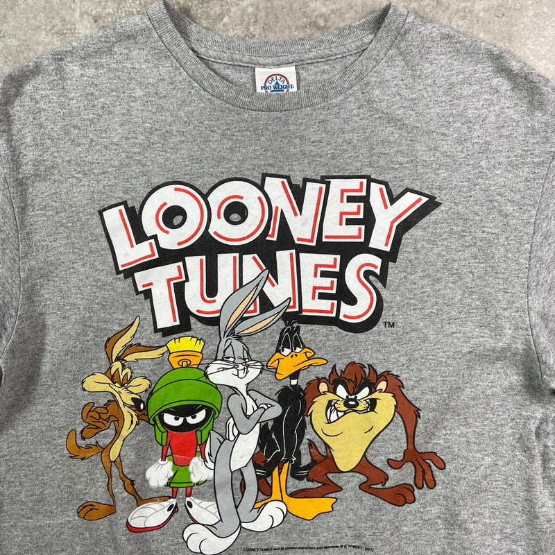 楽天市場】ルーニー・テューンズ キャラクターTシャツ ブルー