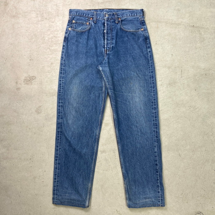 90年代 スペイン製 Levi's ユーロリーバイス 518 デニムパンツ テーパード メンズW34 古着【中古】【SS2603】