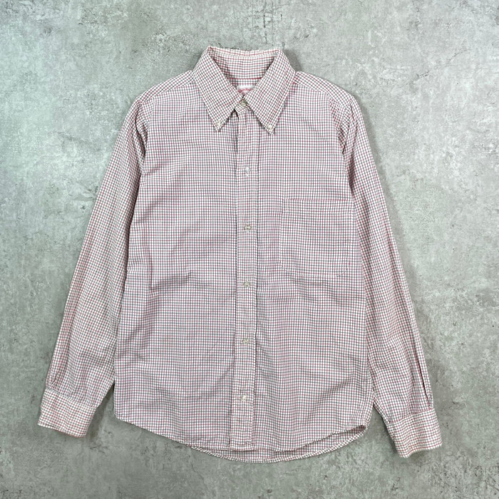 70年代 Brooks Brothers ブルックスブラザーズ makers 6ボタン ブロックチェックシャツ メンズXS-S相当 レディース 古着【中古】【SS2603】 10,930円