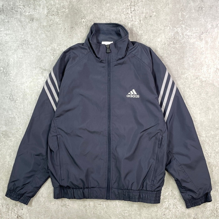 楽天市場】90s adidas Logo Nylon Jacket 黒 S アディダス