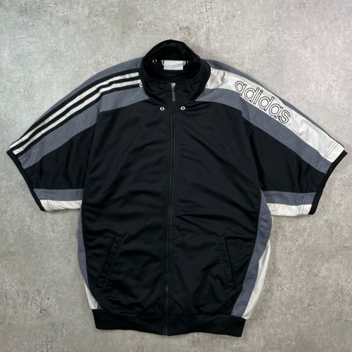 楽天市場】90s adidas S/S Track Jacket 紺 L アディダス 半袖