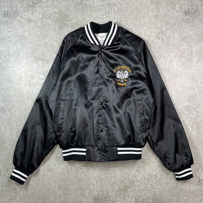 楽天市場】【中古】【古着】 AUBURN スタジャン XXL ネイビー