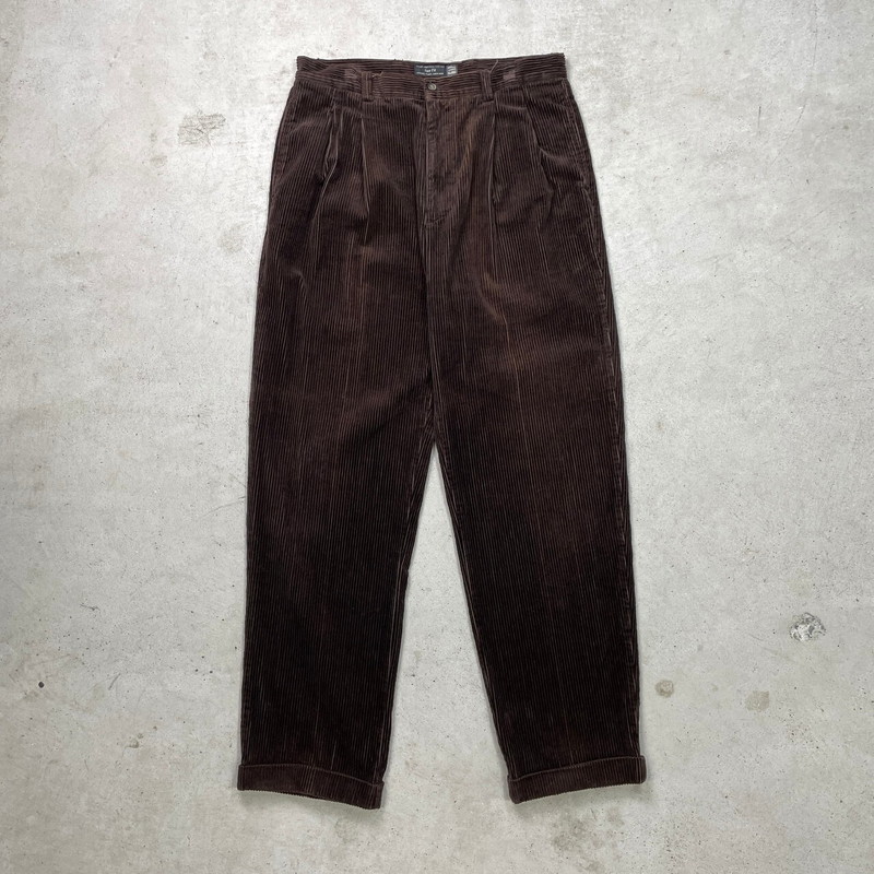 楽天市場】90's □ GAP オールド ギャップ 2タック 太畝 コーデュロイ