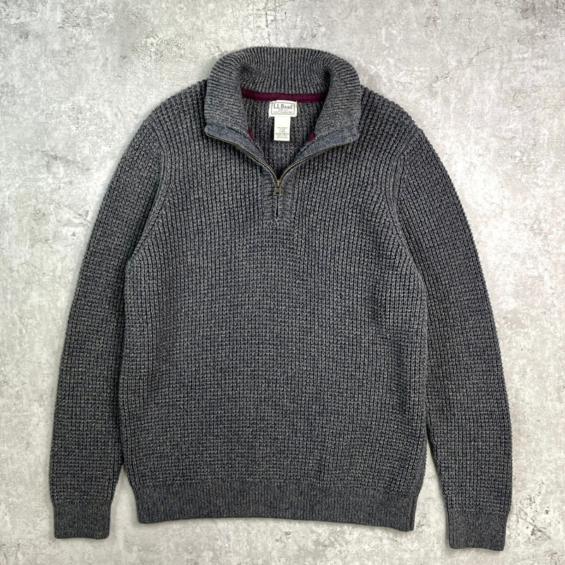 90s LLBean　エルエルビーン　バーズアイニット　ハーフジップ　ニット 楽天市場】古着 00'S エルエルビーン L.L.Bean 総柄 バーズアイ柄