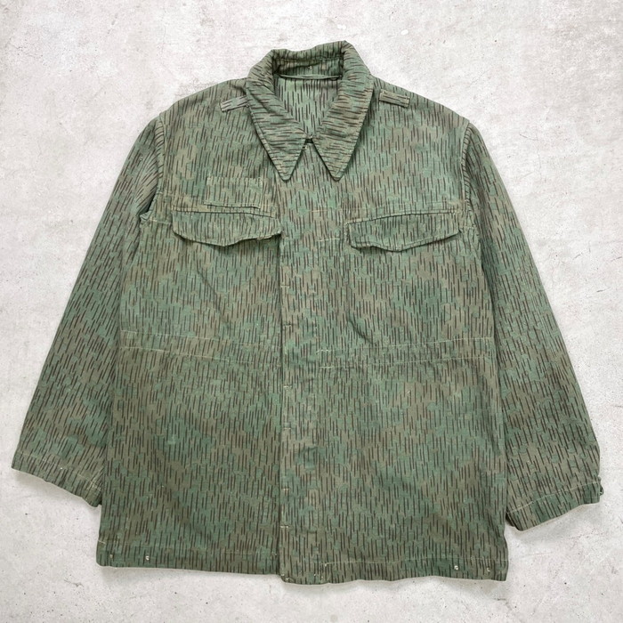チェコ軍 M-60 レインドロップカモ フィールドジャケット メンズL相当 古着【中古】【SS2603】
