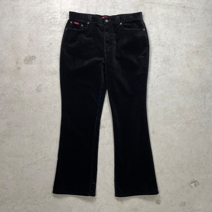 CHAPS チャップス フレア コーデュロイパンツ 細畝 メンズW36相当 古着【中古】【SS2603】