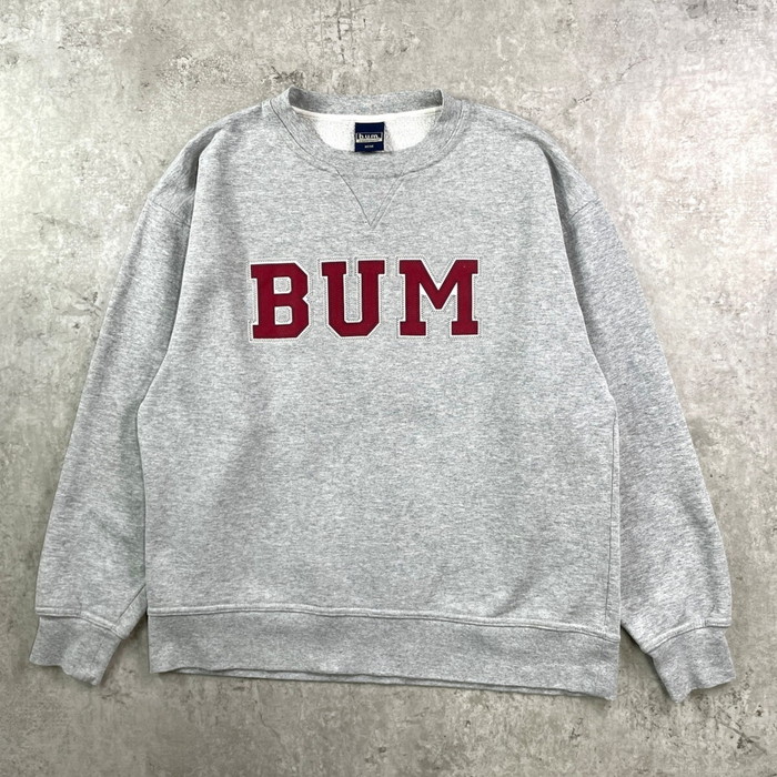 B.U.M EQUIPMENT ロゴプリント スウェットシャツ メンズL相当 古着【中古】【SS2603】
