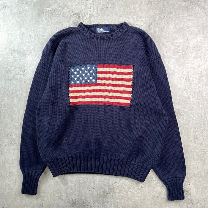 楽天市場】90s POLO SPORT RALPH LAUREN 星条旗 ロゴ 刺繍 コットン