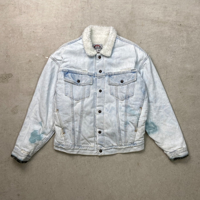楽天市場】USA製 90s REDKAP Boa Denim Jacket 紺 XXL レッドキャップ