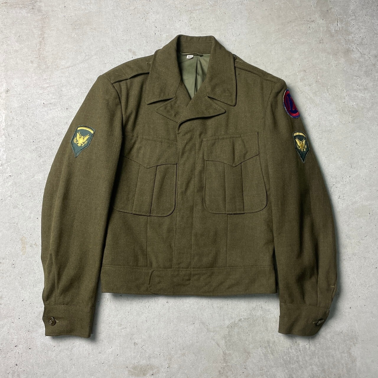 楽天市場】40年代 米軍実物 U.S.ARMY アイクジャケット ミリタリー