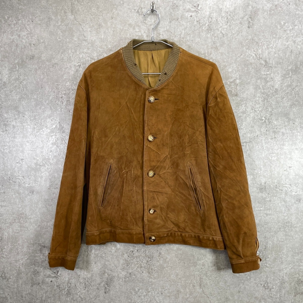 楽天市場】70年代 USA製 AIRMAN スエードブルゾン レザージャケット