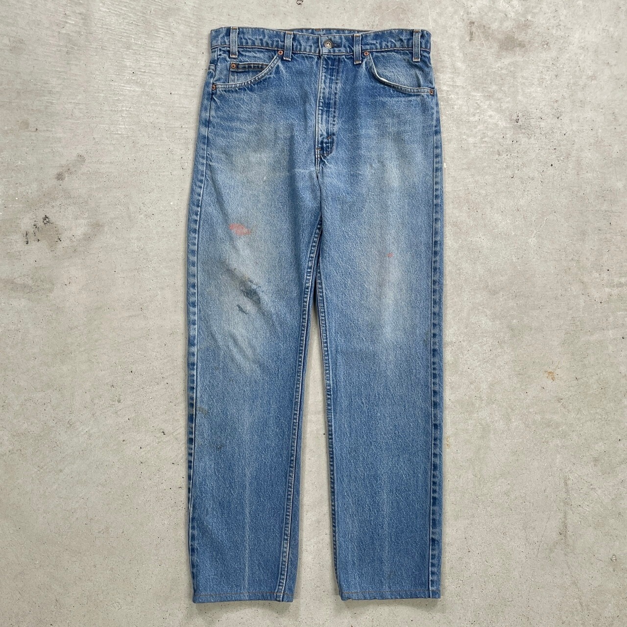 80年代 USA製 Levi's リーバイス 505 テーパード ワイドデニムパンツ RELAXED FIT オレンジタブ メンズW34 古着 90s ヴィンテージ VINTAGE アメカジ バギーデニム ルーズデニム ワイドデニム
