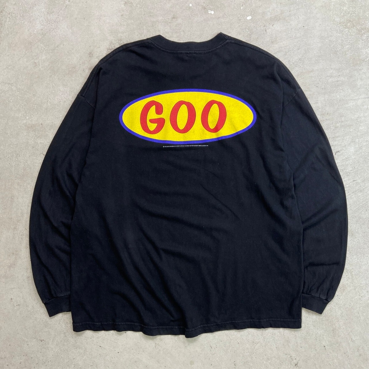 90年代 USA製 GOO GOO DOLLS バンド ロングTシャツ メンズXL 古着 1995 90s ヴィンテージ VINTAGE バンT ロンT 黒