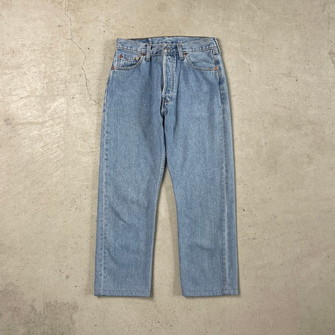 90年代 英国製 Levi's ユーロリーバイス 501 ストレート デニムパンツ ジーンズ メンズW29 古着【中古】【SS2509】【FS2601】【SS2603】 8,800円
