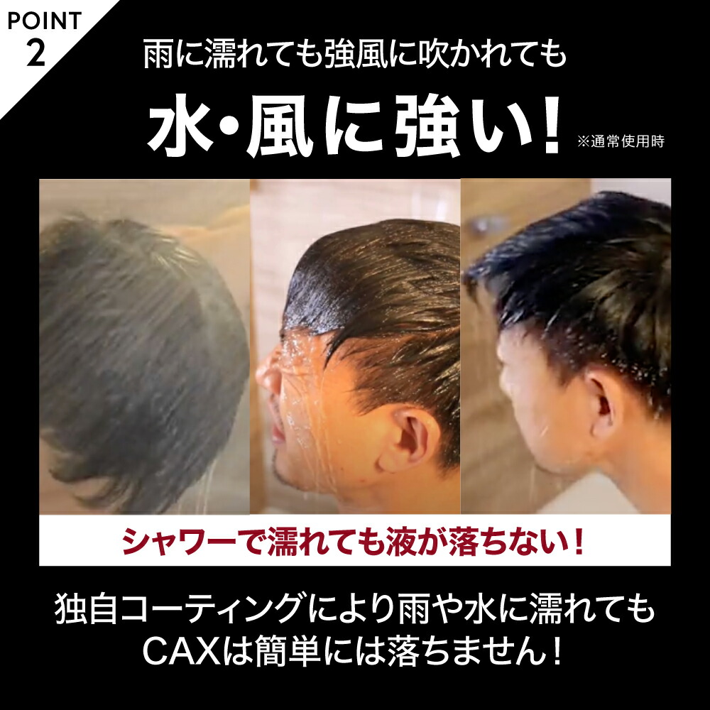 薄毛隠し 増毛スプレー CAX ピディオキシジル配合 ボリュームアップ