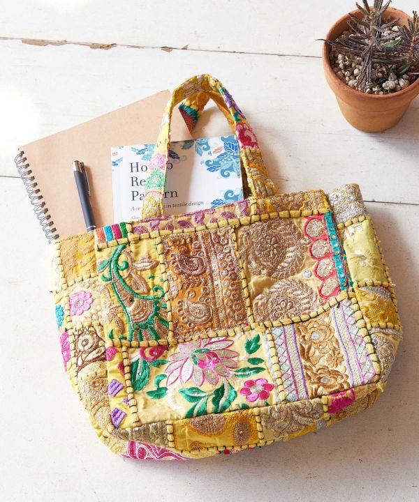 しぃちゃん♡ アルミバネ口金　トート チャイハネ公式店 [ザリカンバディアトート] エスニック