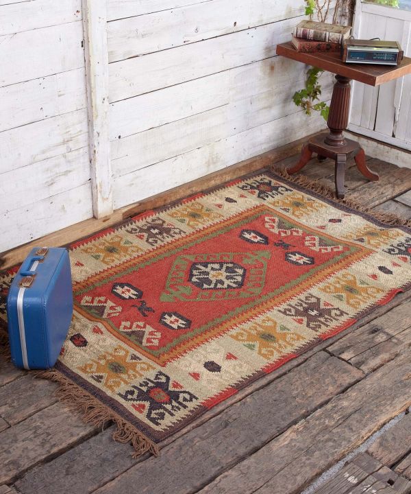 【楽天市場】チャイハネ公式店 [シムリックラグ 180cm×120cm] エスニック アジアン ボヘミアン ファブリック ラグ/マット ...