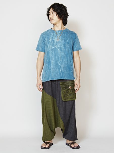 楽天市場 チャイハネ 公式 チャンポケメンズパンツ エスニック アジアン ファッション メンズパンツ サロペ Txx 8664 公式 チャイハネ通販エスニック