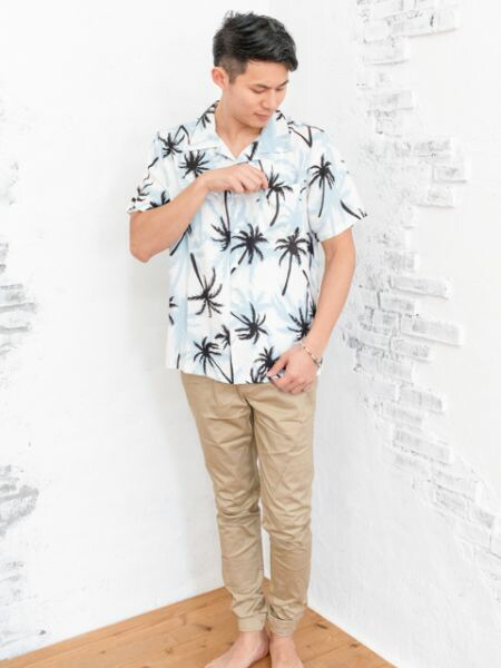 日本の髪型のアイデア ぜいたくハワイアン ファッション メンズ