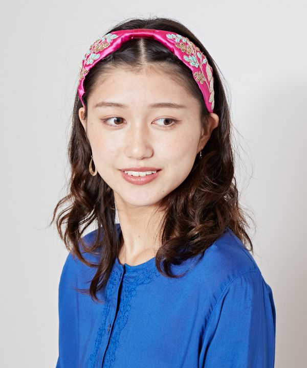 【楽天市場】チャイハネ公式店 [ビリディヘアバンド] エスニック アジアン ボヘミアン アクセサリー ヘアアクセサリー IGFZ5105