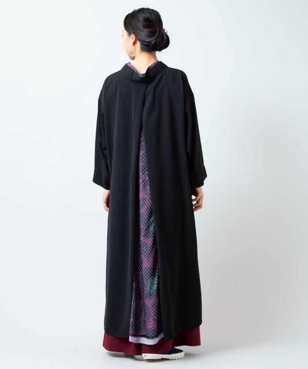 倭物やカヤ公式店 [透かし柄八掛ワンピース] 和柄 和モダン 和服 レトロ モダン 和服 和 洋服 昭和レトロ ファッション ワンピース 7CC-6103 6,494円