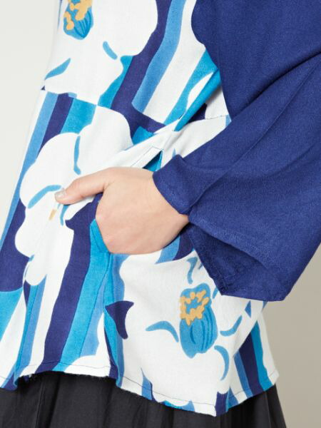 楽天市場 Sale 倭物やカヤ 公式 千椿ｔｏｐ 和柄 和モダン ファッション レディーストップス 7ia 0113 公式 チャイハネ通販エスニック