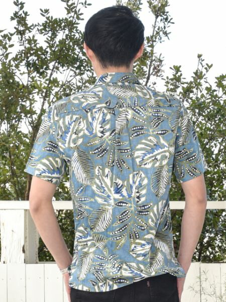楽天市場 Kahiko 公式 Two Palms リーフアロハメンズシャツ カヒコ ハワイアン ファッション メンズトップス 4hp 0602 公式 チャイハネ通販エスニック