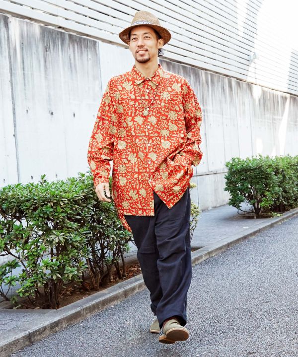 楽天市場 チャイハネ 公式 ファゾートメンズパンツ エスニック アジアン ファッション メンズパンツ サロペ Iac 1109 公式 チャイハネ通販エスニック