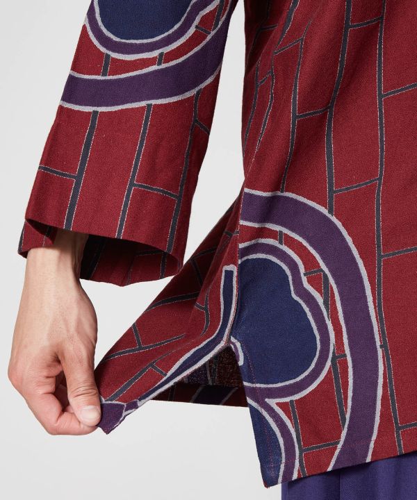 楽天市場 Sale 倭物やカヤ 公式 片喰ノ紋メンズｔｏｐ 和柄 和モダン ファッション メンズトップス7ia 1143 アミナコレクション 公式