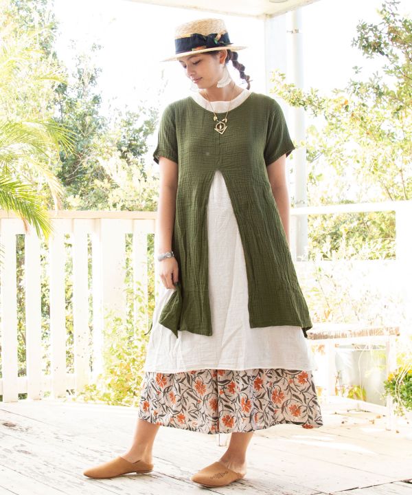 楽天市場 チャイハネ 公式 コットンスリートワンピース エスニック アジアン ファッション ワンピース Txx 9615 アミナコレクション 公式