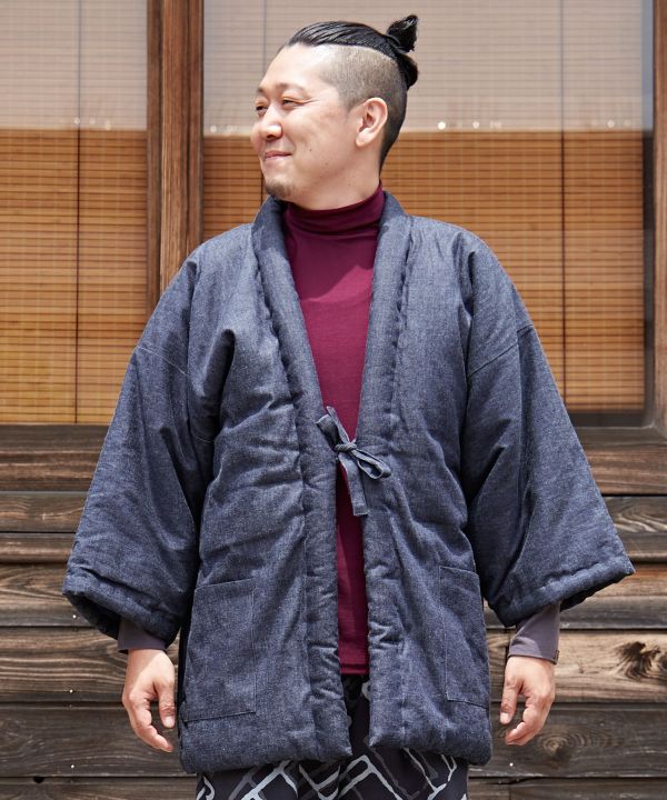 倭サブスタンスやカヤ 式 荷縄紋デニムメンズ半纏 はんてん 聯合身形 和現代的 ファッション 羽織 カーディガン73a 1304 Andrewbaguley Co Uk