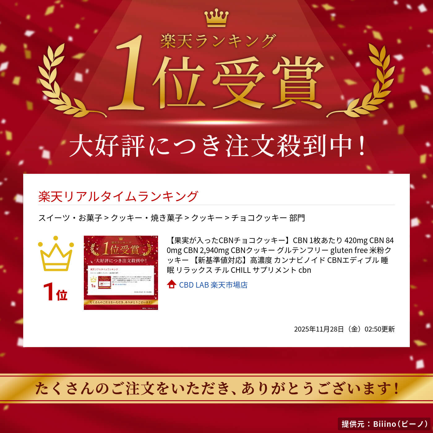 楽天市場】【新基準適合】CBNクッキー CBN 420mg配合 マンチーズ