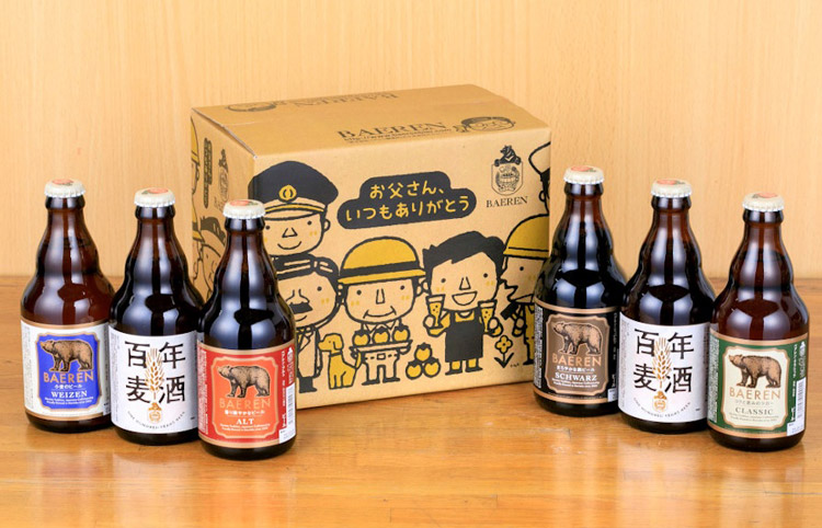 楽天市場 ベアレン クラフトビール 飲み比べ ５種類 ６本セット 瓶 父の日専用カートン付き ベアレン醸造所 岩手県 クラフトビールセット 父の 日 ビールと洋酒の専門店酒のやまいち