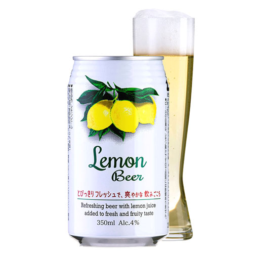 レモンビール （缶タイプ） カクテルビール 4.0％ 350ml 1本　※ご購入は4本から
