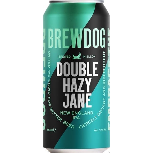 ＜賞味期限2025年8月1日の為、特価品＞ブリュードッグ　ダブルヘイジージェーン ニューイングランドIPA （缶） 7.2％ 440ml 1本　※ご購入は4本から